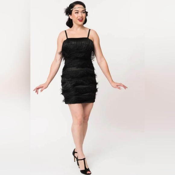Unique Vintage Dresses & Skirts - Unique Vintage Speakeasy 20's Flapper Dress